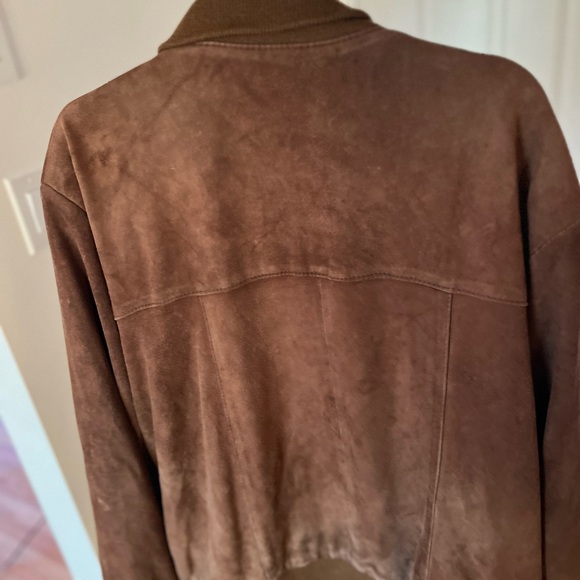 Casa López Brown Suede Jacket, Size Large. Good condition. - Picture 6 of 7